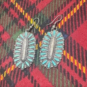 Silver and Turquoise Earrings